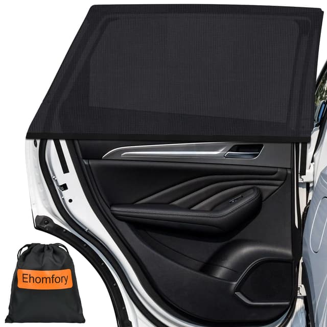 🌞🚗 Ehomfory Sonnenschutz Auto Baby (2 Stück) - Universal Auto Sonnenschutz mit UV Schutz