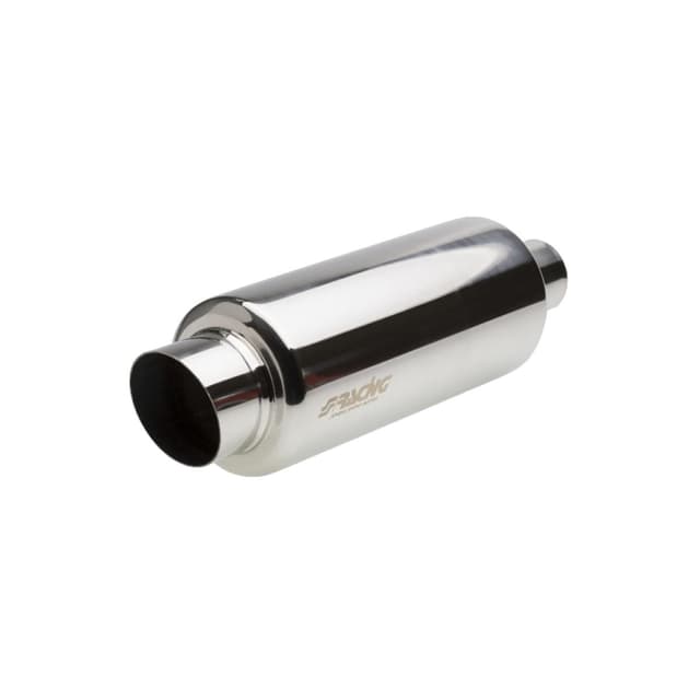 🔥 Reduziert! Simoni Racing ESR085 Auspuff Schalldämpfer, Abgerundet, Inox