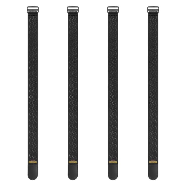 Trilancer Elastische Gurte mit Anti-Rutsch-Streifen, 81x5 cm (4er Pack) - Mehrzweck-Klettbänder 🚲🏕️👜