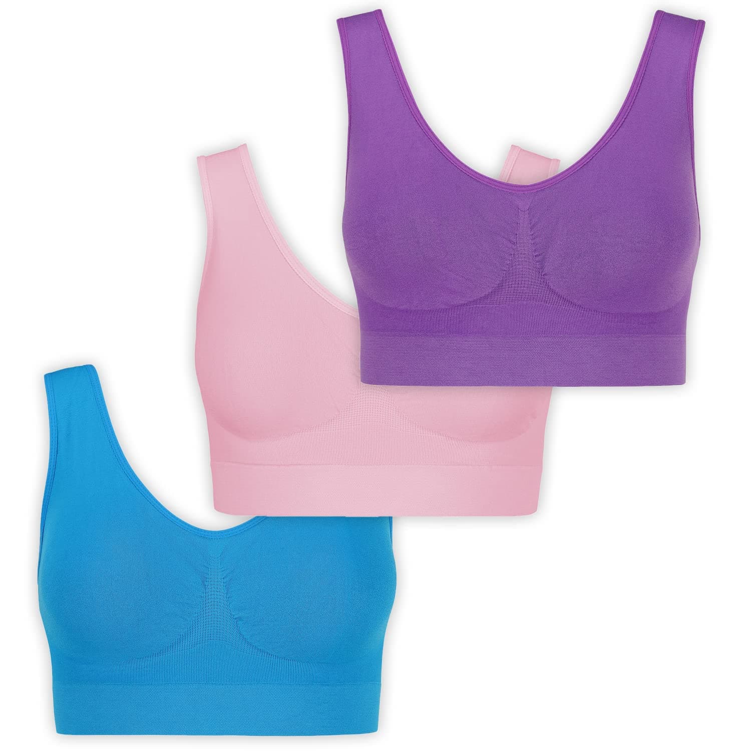 UnsichtBra Bustier Damen BH ohne Bügel | Wohlfühl Bustiers Top | Bügelloser Soft Bra | Schlaf Still Sport Bralette