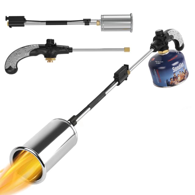 Sondiko Große Flamme Unkrautbrenner 🔥🌿 Gasbrenner Unkraut Abflammgerät