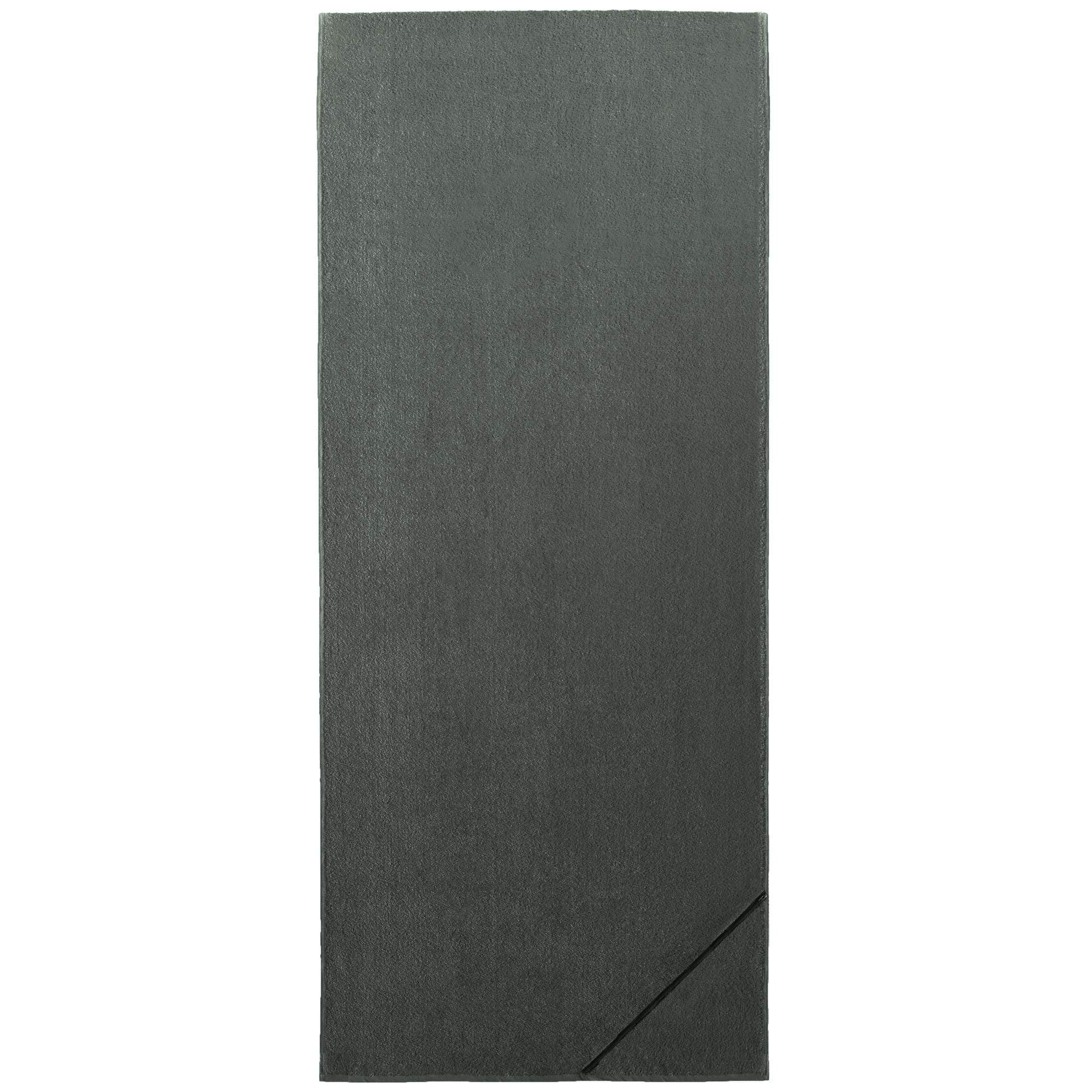 CelinaTex Sunly Strandhandtuch 80 x 200 cm grau 🏖️ Baumwolle Frottee Badetuch mit Tasche