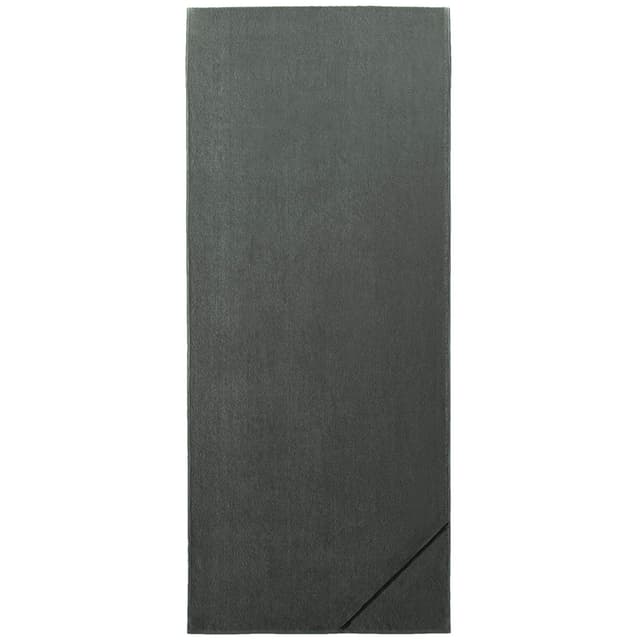 CelinaTex Sunly Strandhandtuch 80 x 200 cm grau 🏖️ Baumwolle Frottee Badetuch mit Tasche