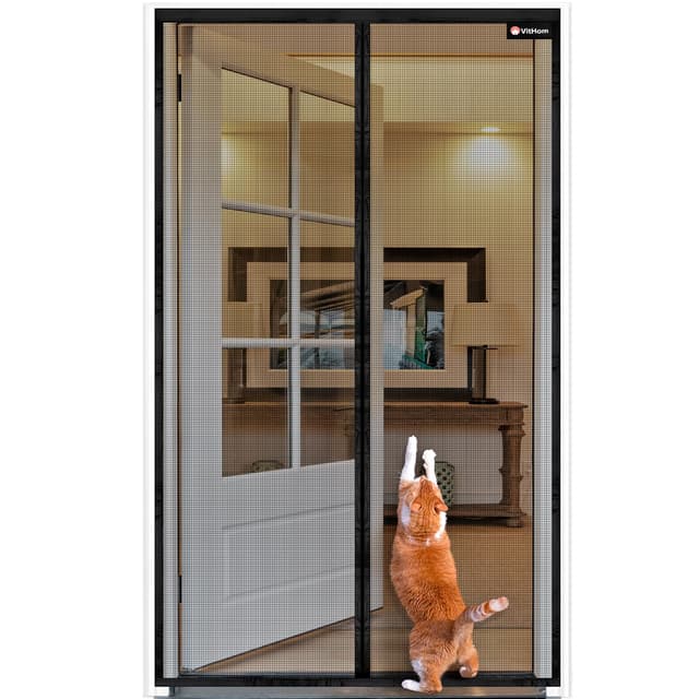 LUXUS Fliegengitter Tür Magnet aus Glasfaser 🪰🚪
