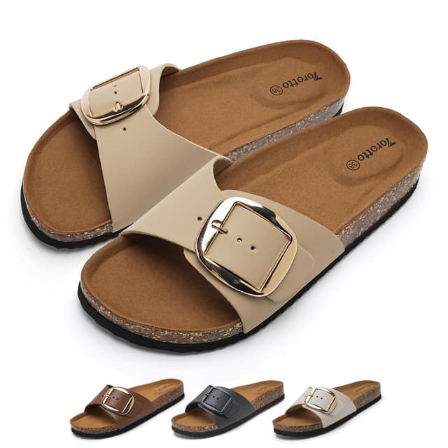 👡🌸 Torotto Pantoletten Damen Sandalen Latschen Schlappen 🌸👡