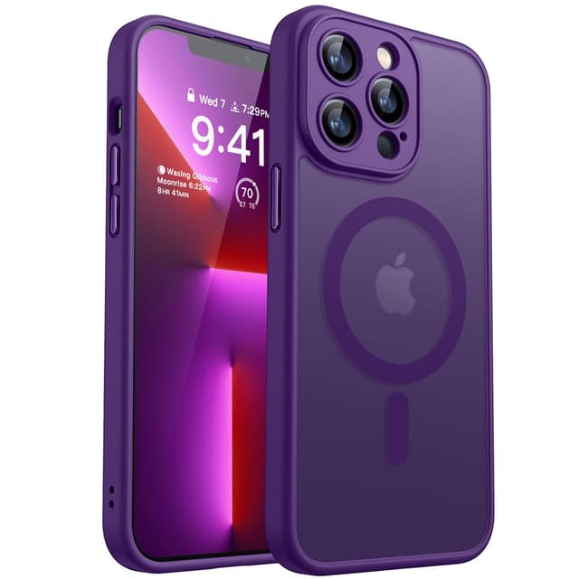 CANSHN 2024 Neu für iPhone 13 Pro Max Hülle mit Kameraschutz für Magsafe 📱🔒