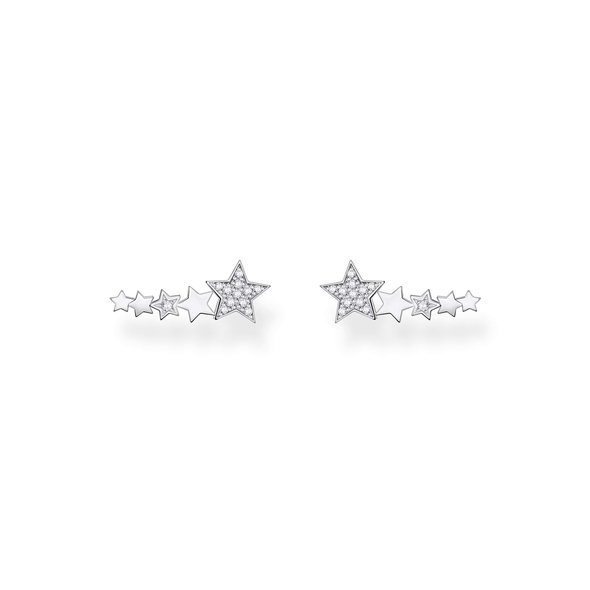 Thomas Sabo Damen Ohrringe Ear Climber Sterne 925 Sterling Silber H2159-051-14  🌟💍