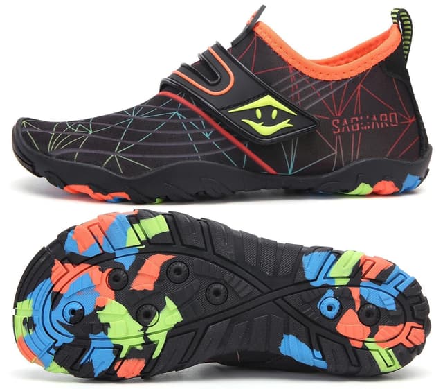 🌊👧👦 SAGUARO Badeschuhe Kinder Wasserschuhe Schwimmschuhe Jungen Mädchen Aquaschuhe Strandschuhe rutschfest Neoprenschuhe Surfschuhe Atmungsaktiv
