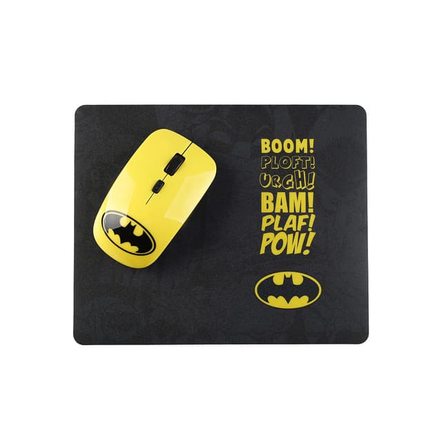 🦇🖱️ WONDEE Batman Set Kabellose Maus und Mauspad 🖱️🦇