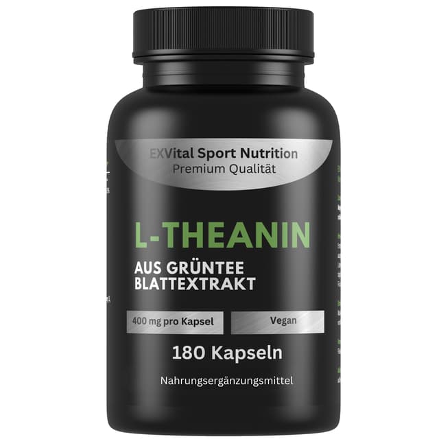 EXVital® L-Theanin, 180 vegane Kapseln 🌿💊