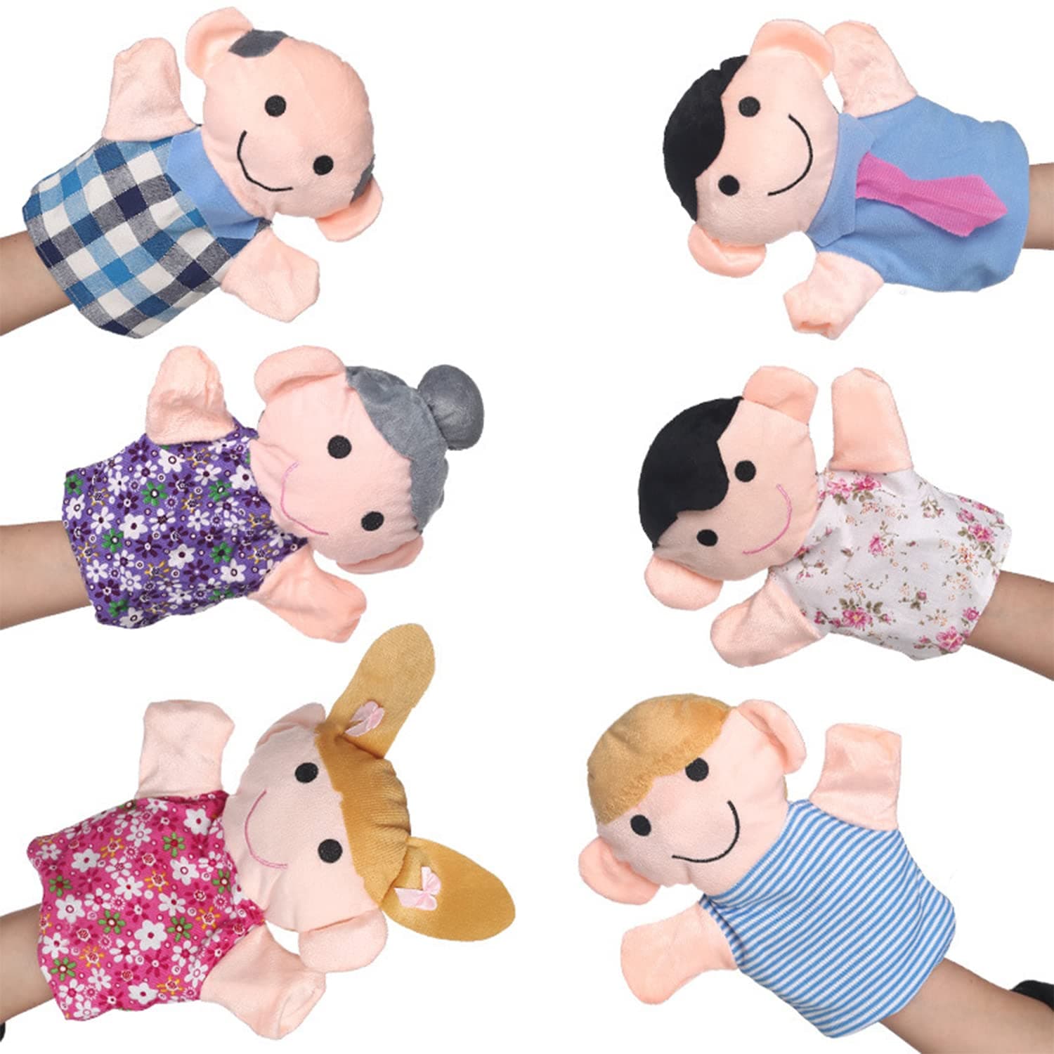Angebot: 6 Stück Kleiner Finger Puppet Set 🎭🎁
