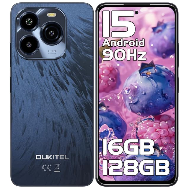 📱 OUKITEL C65 Android 15 Smartphone Ohne Vertrag 16GB+128GB/1TB - 6.7" HD+ 90Hz Günstig 🌟