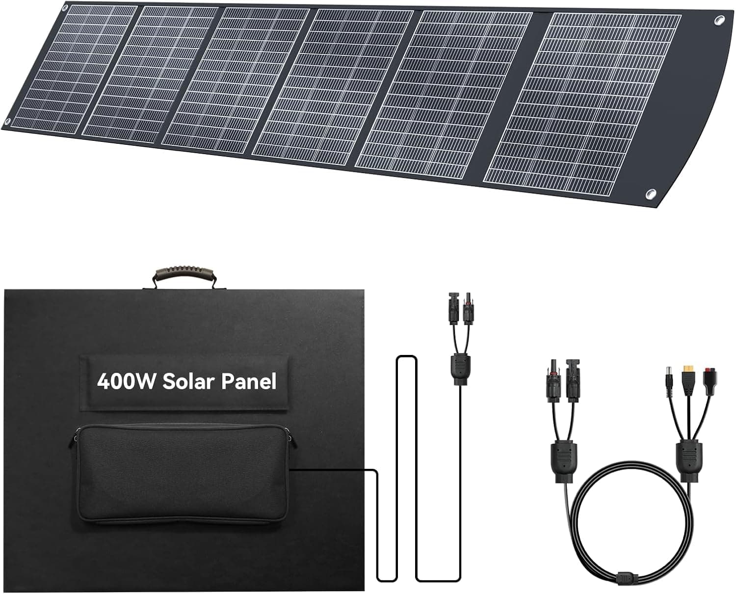 Ecosonique 400W Tragbares Solarpanel - Faltbares Ladegerät für unterwegs 🌞🔋