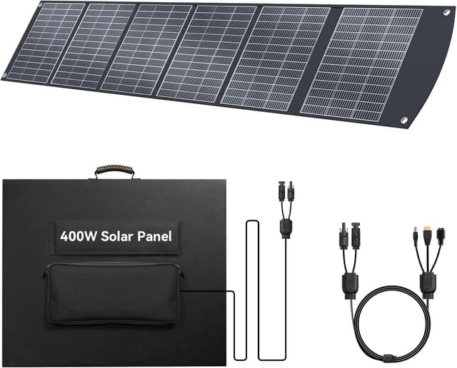 Ecosonique 400W Tragbares Solarpanel - Faltbares Ladegerät für unterwegs 🌞🔋