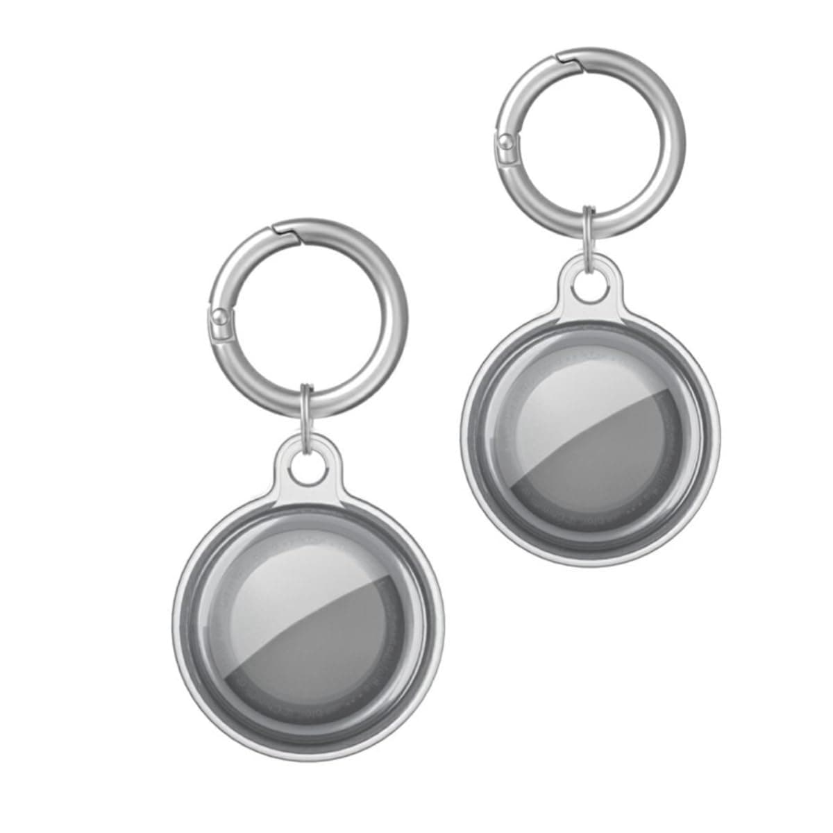 🌊🔒 Msagkah 2PCS Wasserdichtes Etuis für Apple Airtag, Vollständige Abdeckung Wasserdichtes Gehäuses (Schwarz) 🗝️