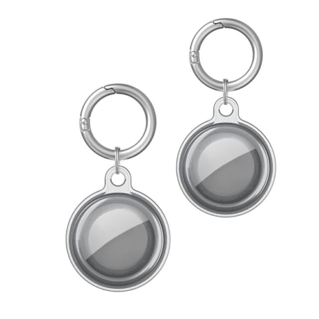 🌊🔒 Msagkah 2PCS Wasserdichtes Etuis für Apple Airtag, Vollständige Abdeckung Wasserdichtes Gehäuses (Schwarz) 🗝️