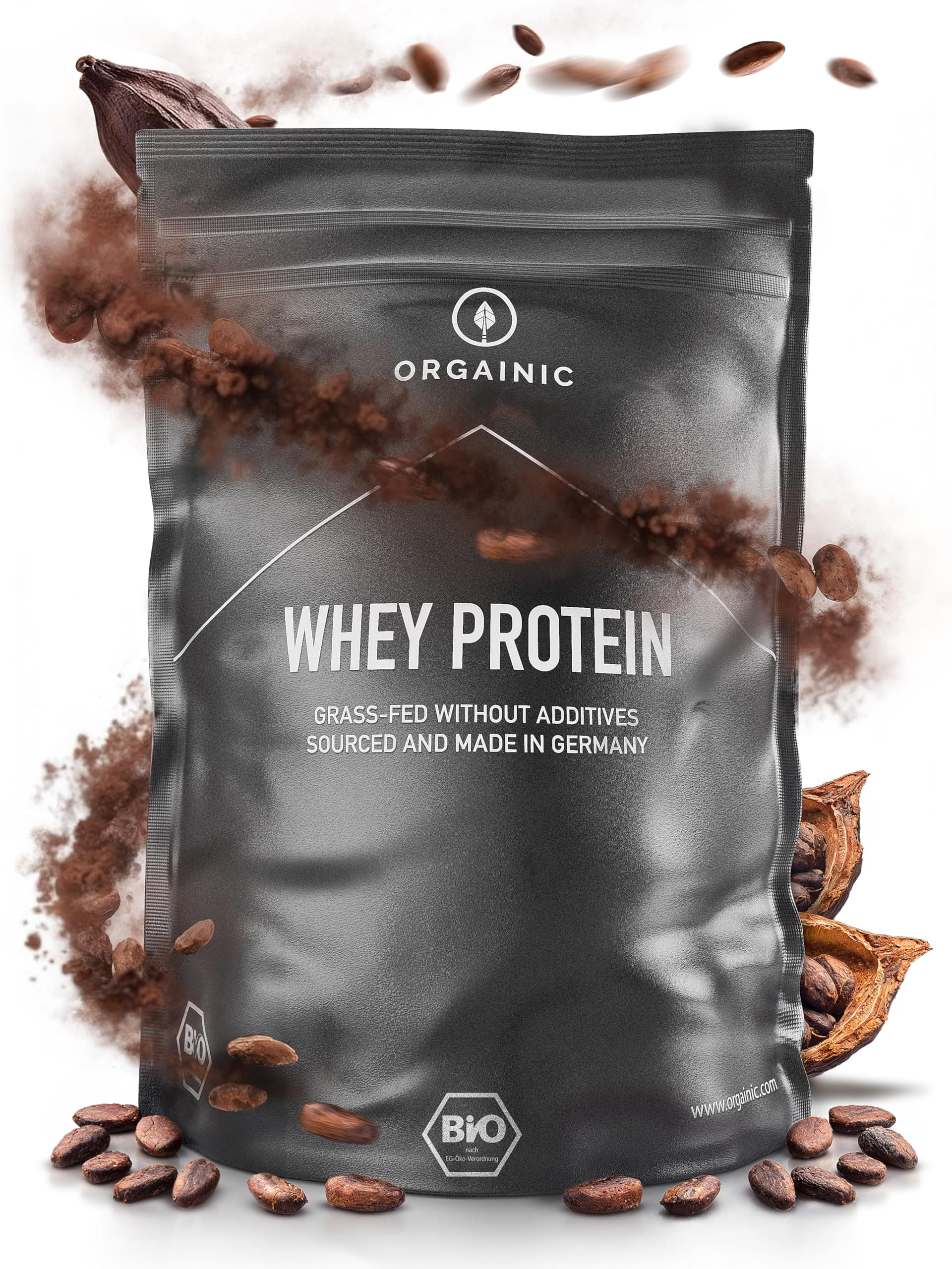ORGANISCHES Bio Kakao Whey Protein aus Deutschland - Hochwertiges Eiweißpulver 🌿💪