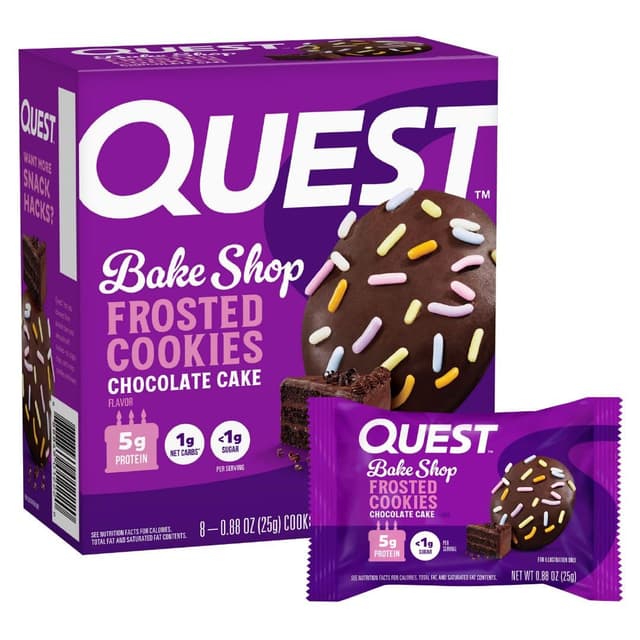 Angebot: Quest Protein Cookie Chocolate Cake 8-Pack 🍪🍰
