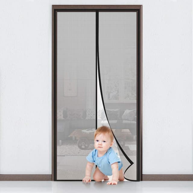 🚪🪲 MYCARBON Fliegengitter Tür Magnet 140x240cm - Insektenschutz Balkontür