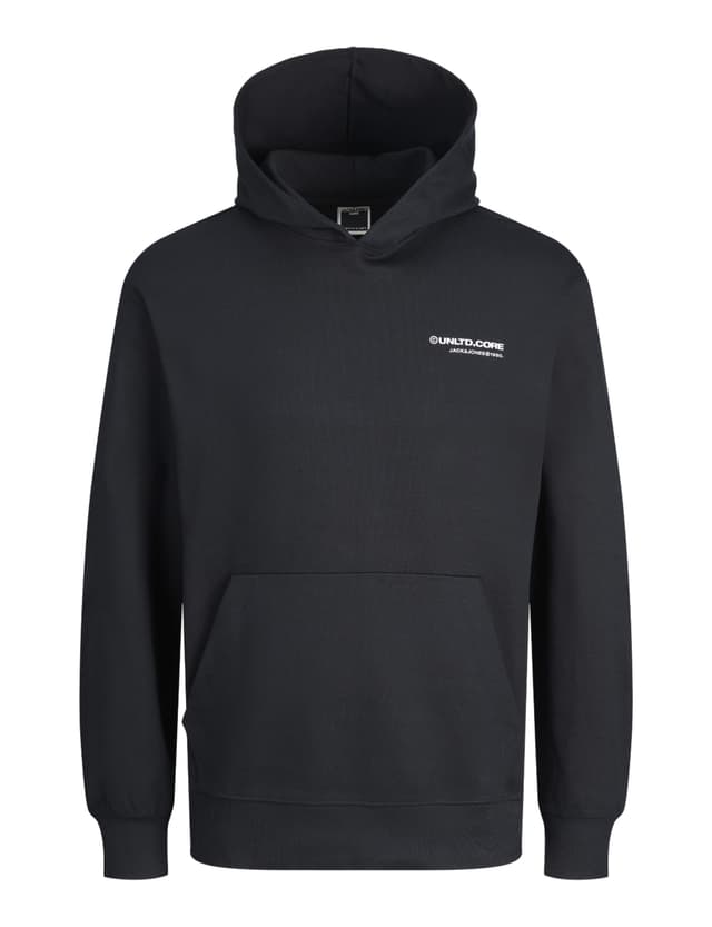 🔥 JACK & JONES Herren Jcoaero Print Sweat Hood Noos Kapuzenpullover XXL Schwarz 🛒