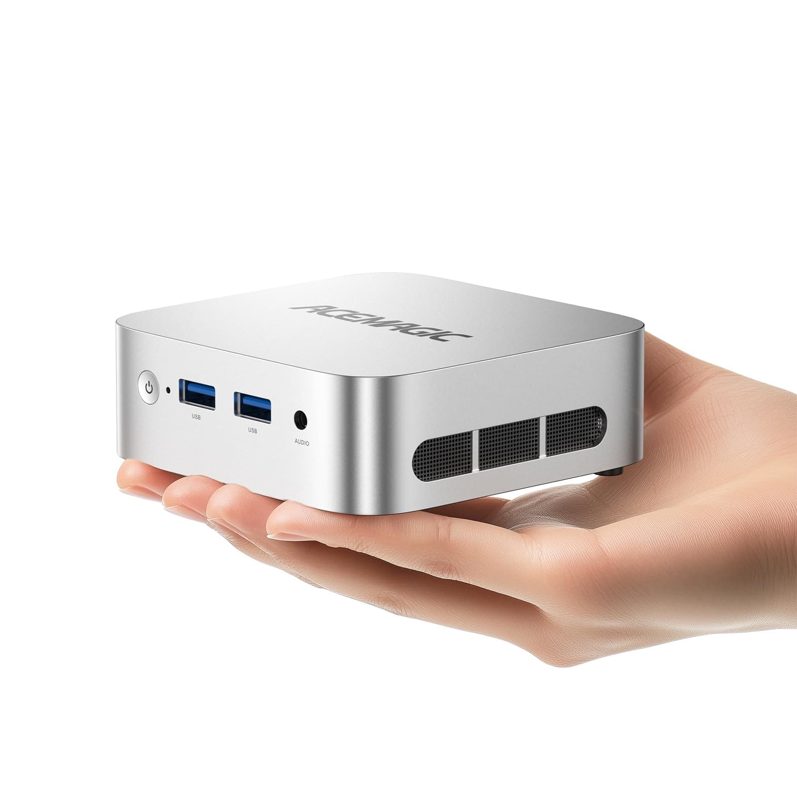 ACEMAGICIAN V1 Mini PC, 12th Gen Ιntel Alder Lake N97 Mini PC (bis zu 3,60 GHz), 16GB DDR4 512GB M.2 SSD Mini Desktop PC