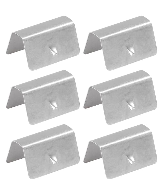 🚗 Flaconi Auto Wetterfester Führungsplattenkanalstahl Clip für Windabweiser 6pcs