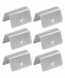 🚗 Flaconi Auto Wetterfester Führungsplattenkanalstahl Clip für Windabweiser 6pcs