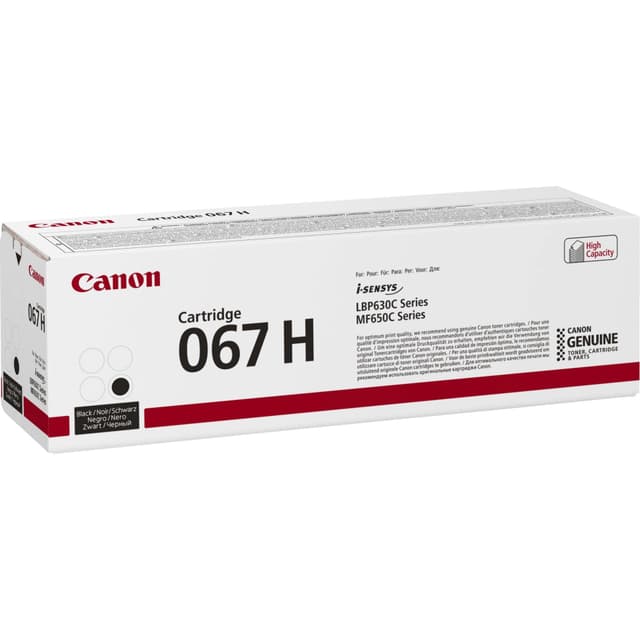 🔥 Super Angebot! Tóner Original Canon 067H Negro - Nur 96.24€