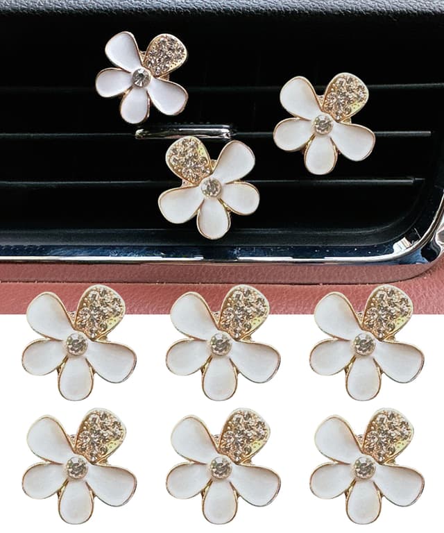 Flaconi 6PCS Auto Zubehör Innenraum - Blumen Klimaanlage Clip 🌸