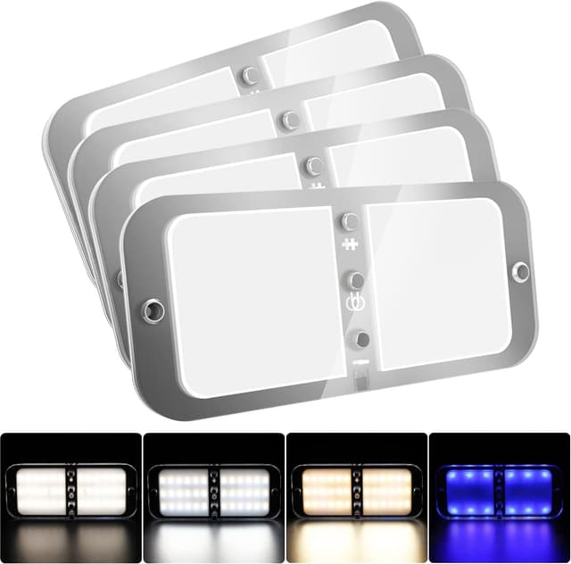 Beedove LED Deckenleuchte 12v Led Lampen Wohnmobil 4er Pack 🚐💡