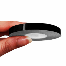 🚗🛥️ 4R Quattroerre.it 10482 Trim Stripes Klebestreifen für Autos, Schwarz, 7 mm x 10 mt 🚲🏍️