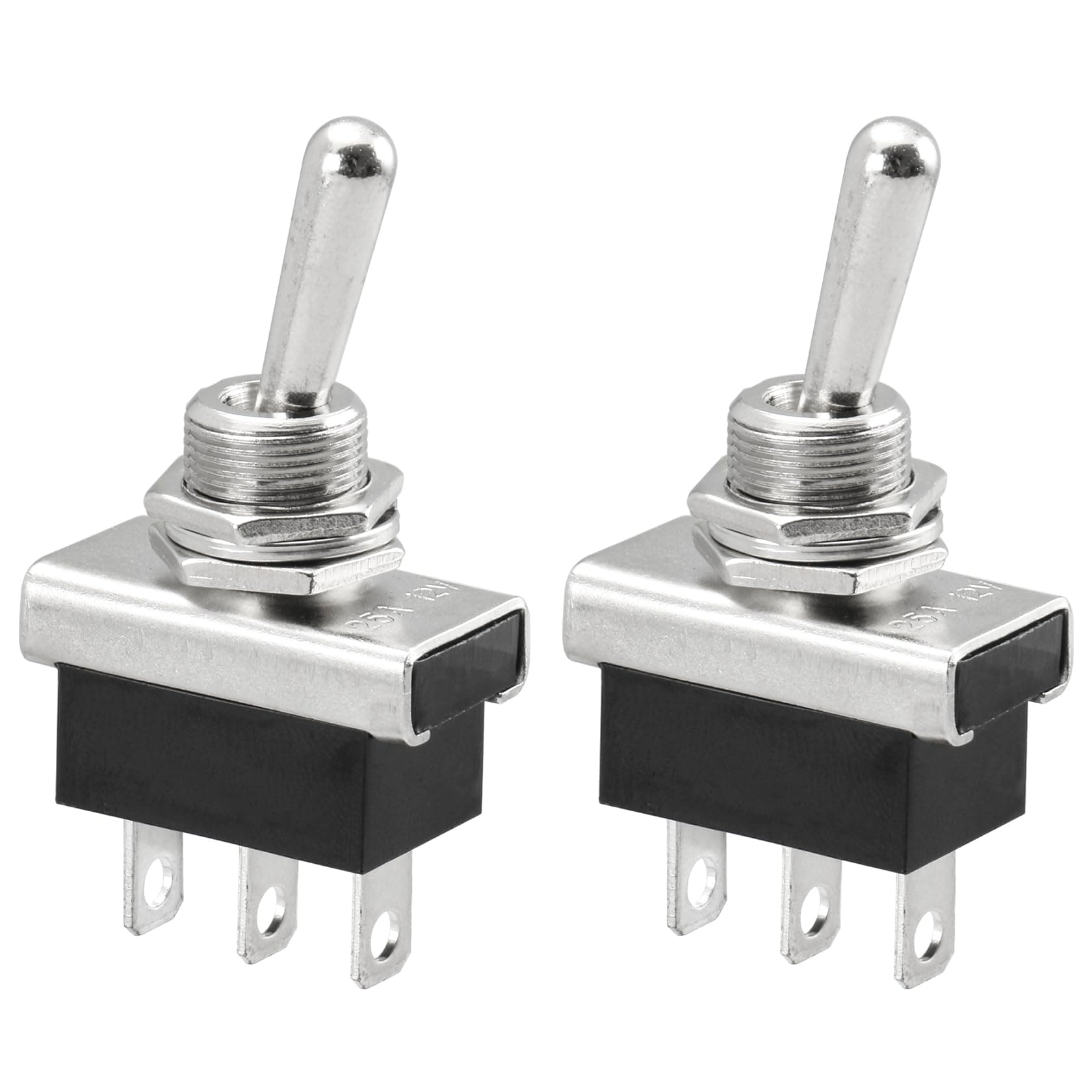 🔥 Super Angebot! Heschen Kippschalter KN3D-102 Ein/Ein (On/On) Schalter SPDT 25A 12V 3-polig, 2 Stück
