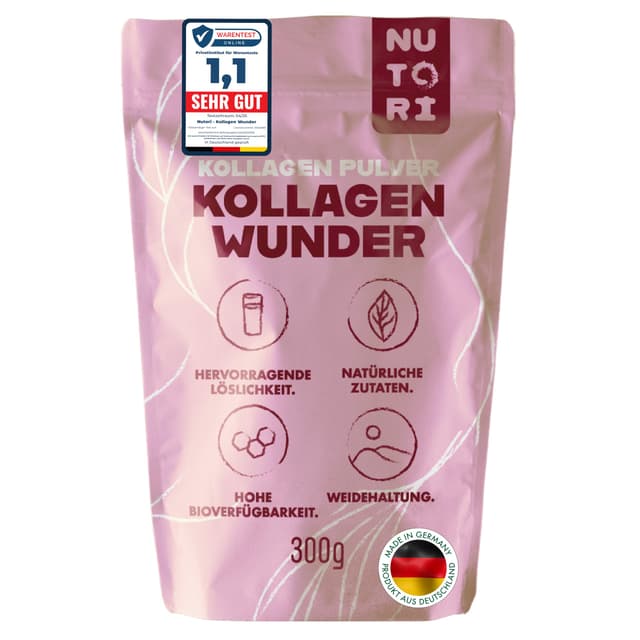 NUTORI - Kollagen Pulver 300 g 🌿💪