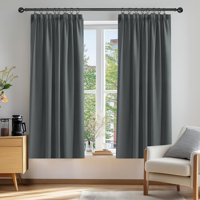 Deconovo Vorhang Blickdicht Gardinen Verdunkelung Vorhang Kinderzimmer Winter Extra Warm 🏡