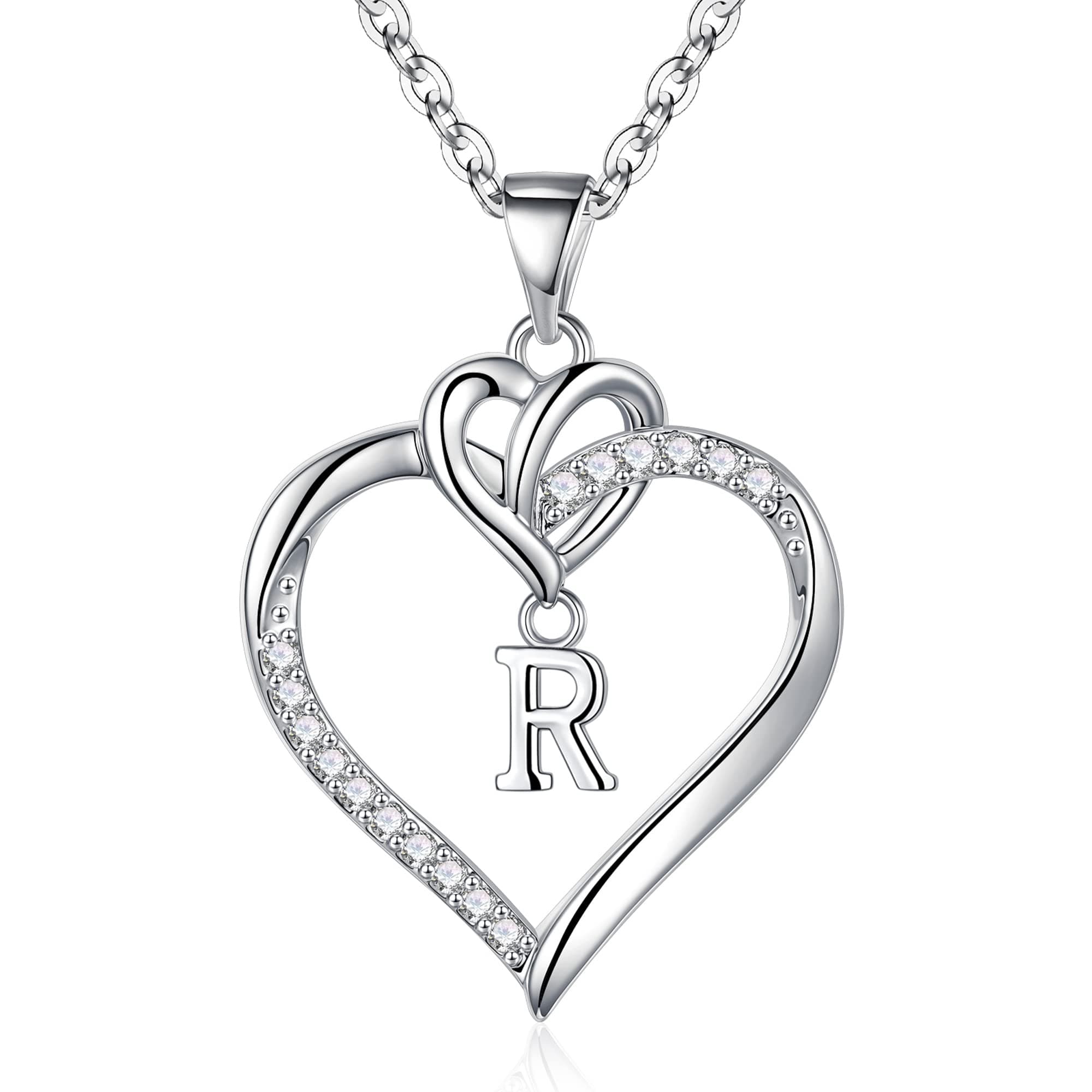 TINGN Kette Herz Damen Halskette Gold Silber - Sonderangebot!