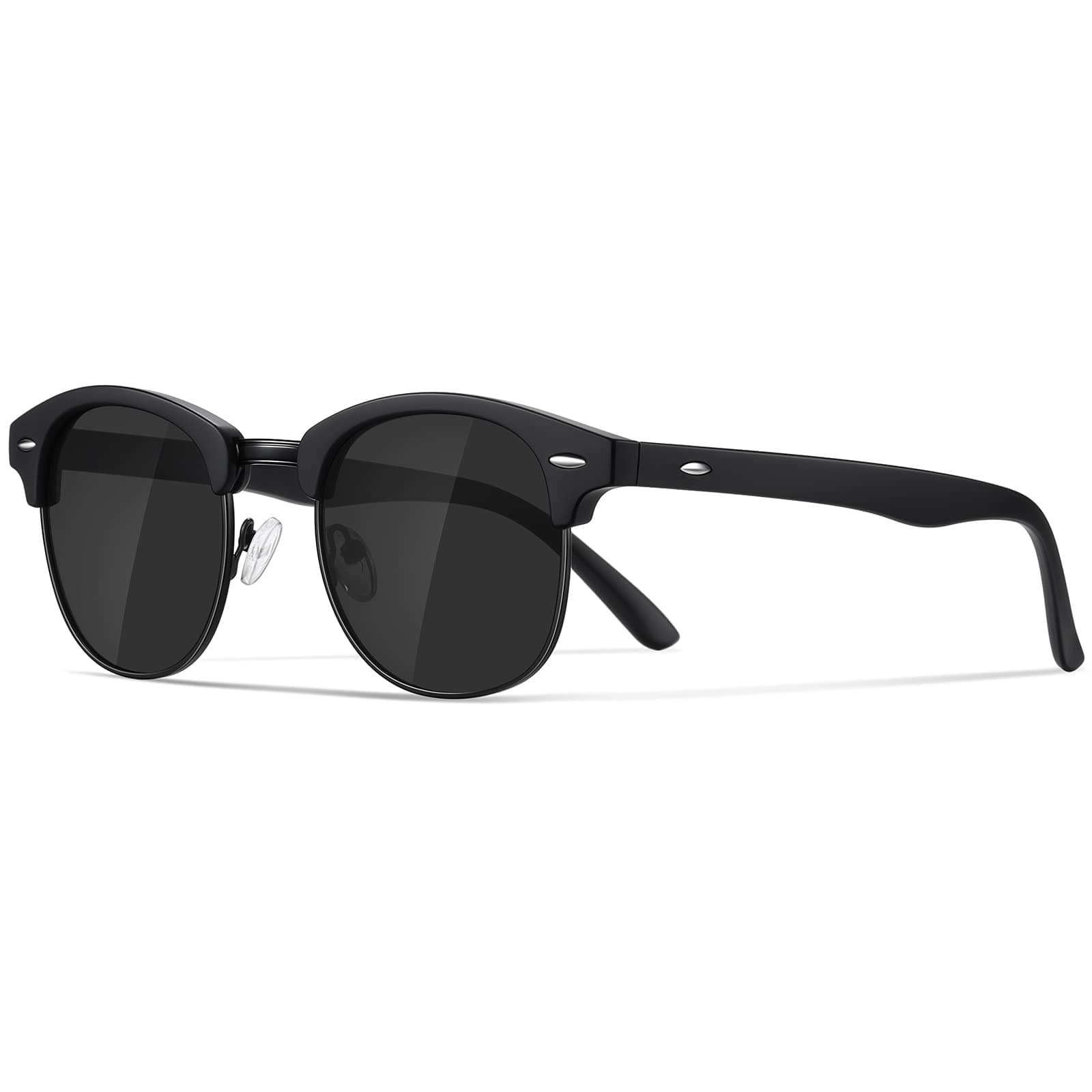 🕶️ Occhsouo Polarisierte Halbrahmen Sonnenbrille Unisex Sonnenbrille Herren Damen