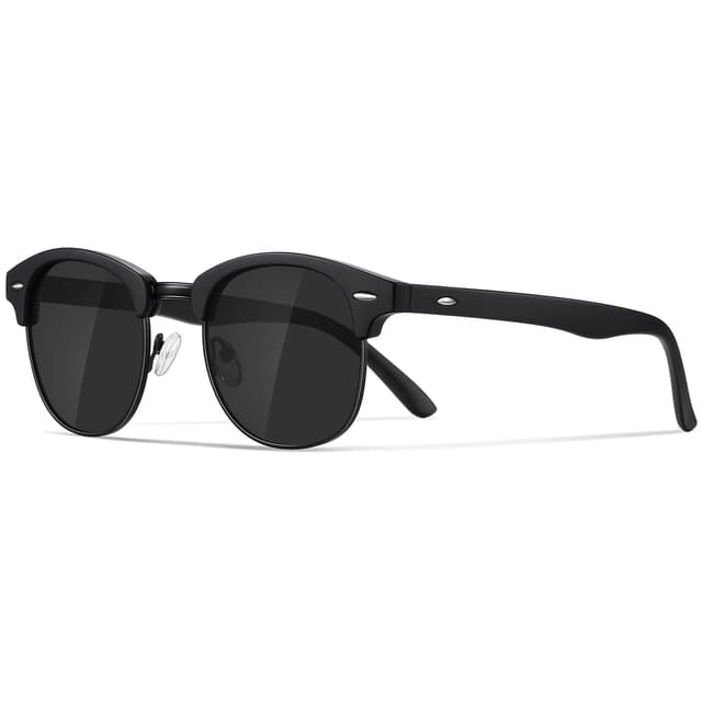 🕶️ Occhsouo Polarisierte Halbrahmen Sonnenbrille Unisex Sonnenbrille Herren Damen