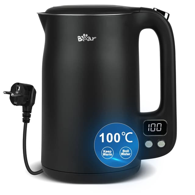 Bear 1.7L 304 Edelstahl Wasserkocher mit 11 Temperaturen 🌡️✨
