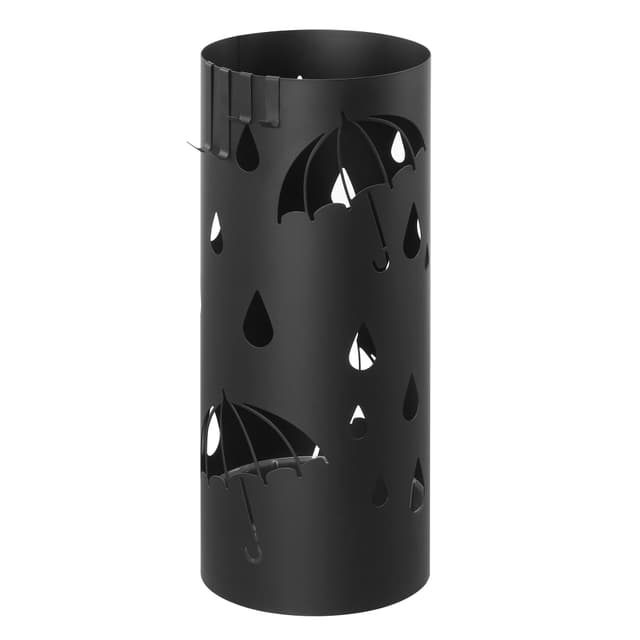 SONGMICS Regenschirmständer - Schirmständer aus Metall mit 4 Haken