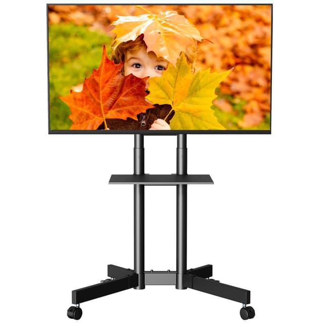 📺 BONTEC Mobiler TV-Wagen für 32-85” TVs mit Laptop-Regal & Kabelmanagement
