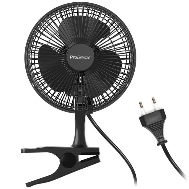 🌬️ Pro Breeze Mini Ventilator mit Clip | 20 cm Durchmesser | 2 Geschwindigkeitsstufen
