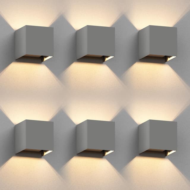 LEDscom.de Angebot: 6er Pack Wandleuchte CUBEL für Außenbereich 🌿💡