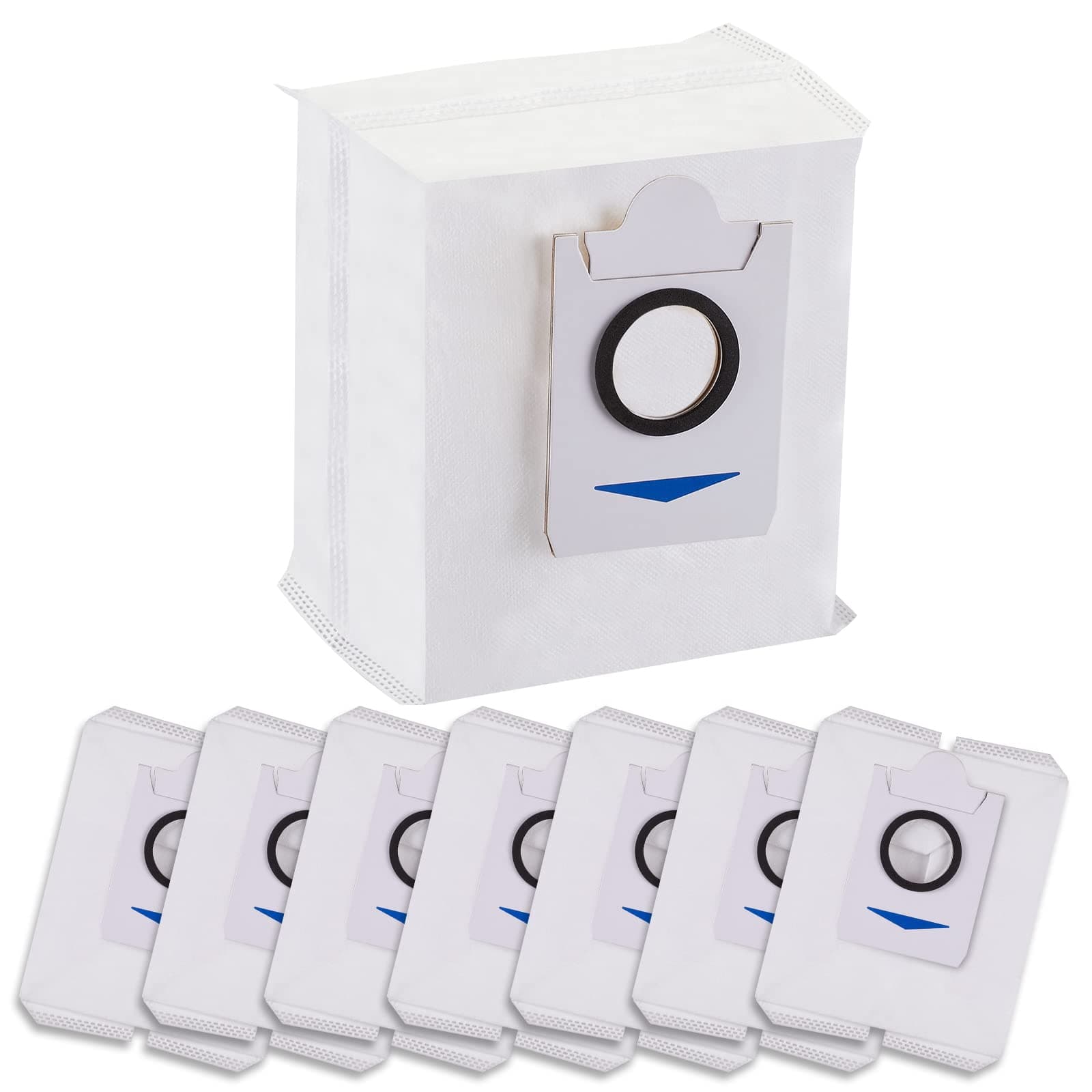 8 Stück Staubbeutel Zubehörset für Ecovacs Deebot T10 Plus/X1 Plus Roboter Saugstation