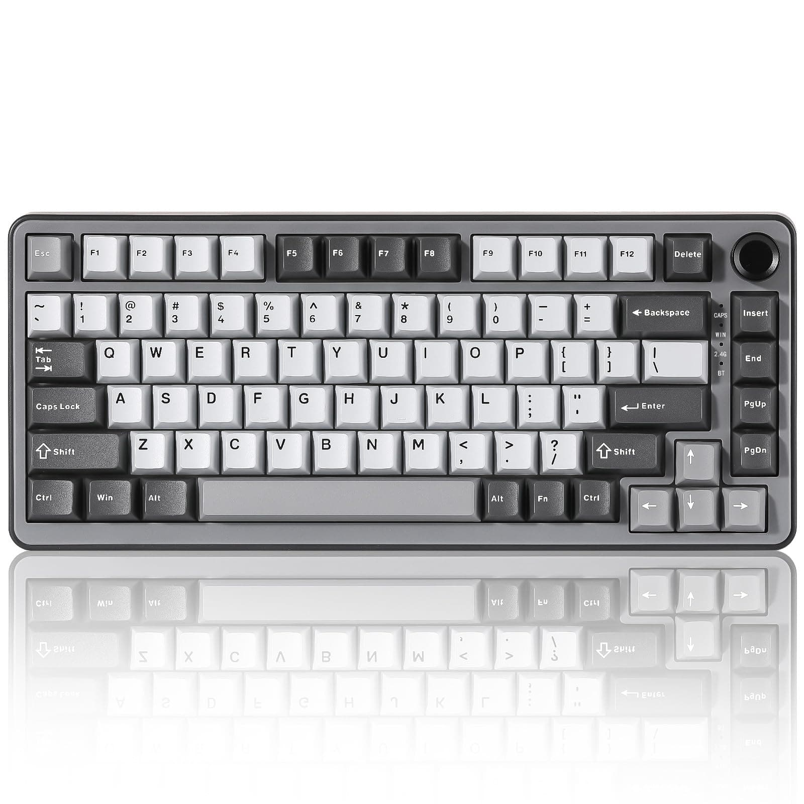 YUNZII B75 PRO Drahtlose Mechanische Tastatur - 75% Gaming Tastatur mit Cocoa Cream V2 Schaltern