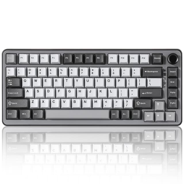 YUNZII B75 PRO Drahtlose Mechanische Tastatur - 75% Gaming Tastatur mit Cocoa Cream V2 Schaltern