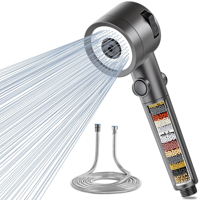 🚿 Magichome Duschkopf mit Filter in 20 Schichten und Schlauch 🚿