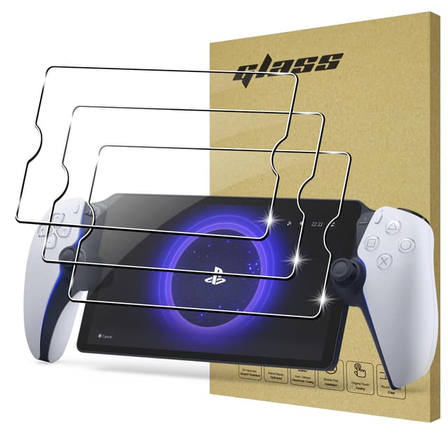 🎮 Lemxiee Schutzfolie für PlayStation Portal Panzerglas [3 Stück] HD 9H Härte Displayschutz Folie Displayschutzfolie für PS Portal 🎮