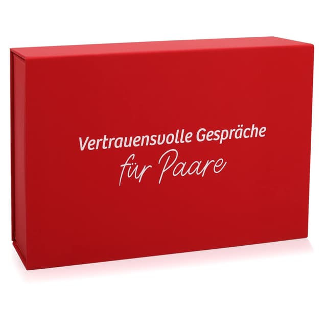 Spielehelden Vertrauensvolle Gespräche für Paare | Edle Geschenkbox Ich Liebe Dich ❤️🎁 | Romantische Pärchen Geschenke