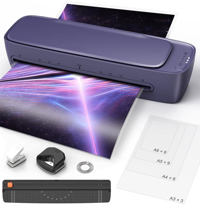 Ablemark Laminiergerät A3 🌟 9 in 1 Laminator für Schule Zuhause Büro 📚
