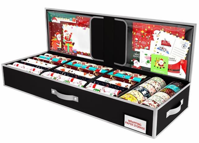 KYEVIS Geschenkpapier Aufbewahrung für Weihnachtsgeschenkpapier 🎁